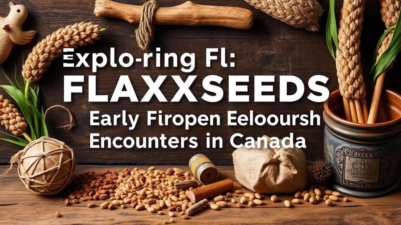 Exploring Flaxseeds: Early European Encounters in Canada